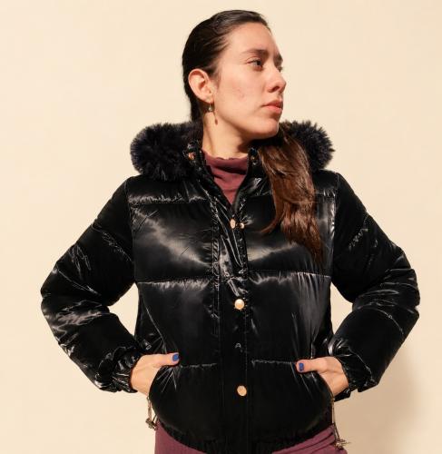 Talle M Campera Engomada Solo Talle M Campera Impermeable de Mujer