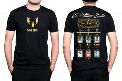 Remera Ultimo Baile Messi Talle S  al Xl Adulto