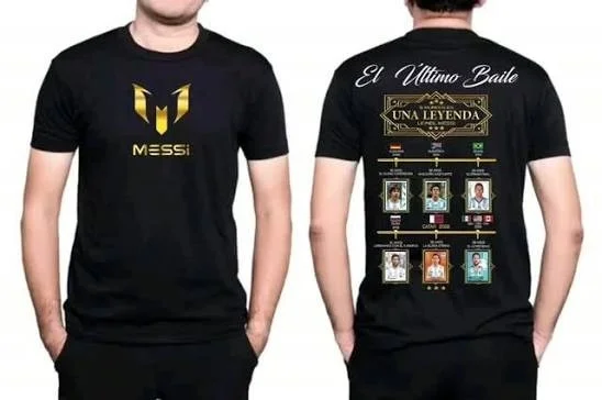 Remera Ultimo Baile Messi Talle S  al Xl Adulto