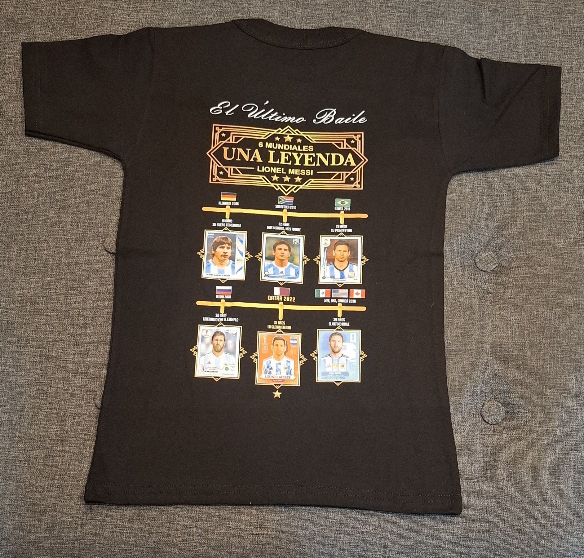 Remera Ultimo Baile Messi Talle S  al Xl Adulto - Imagen 3