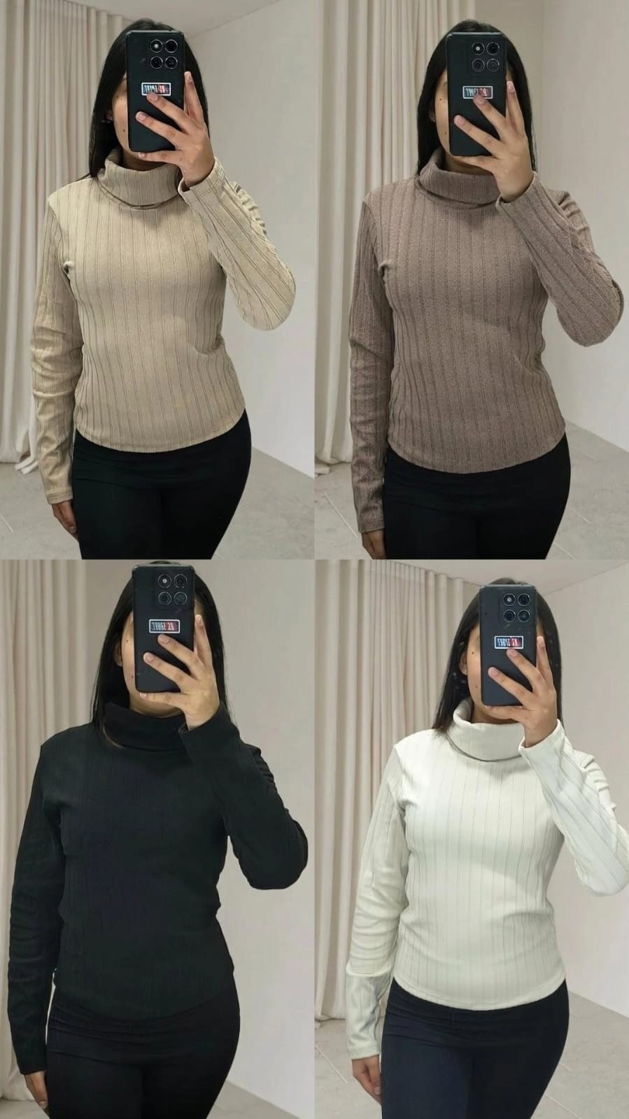 Camiseta Poleras Darlon Melange - Imagen 2