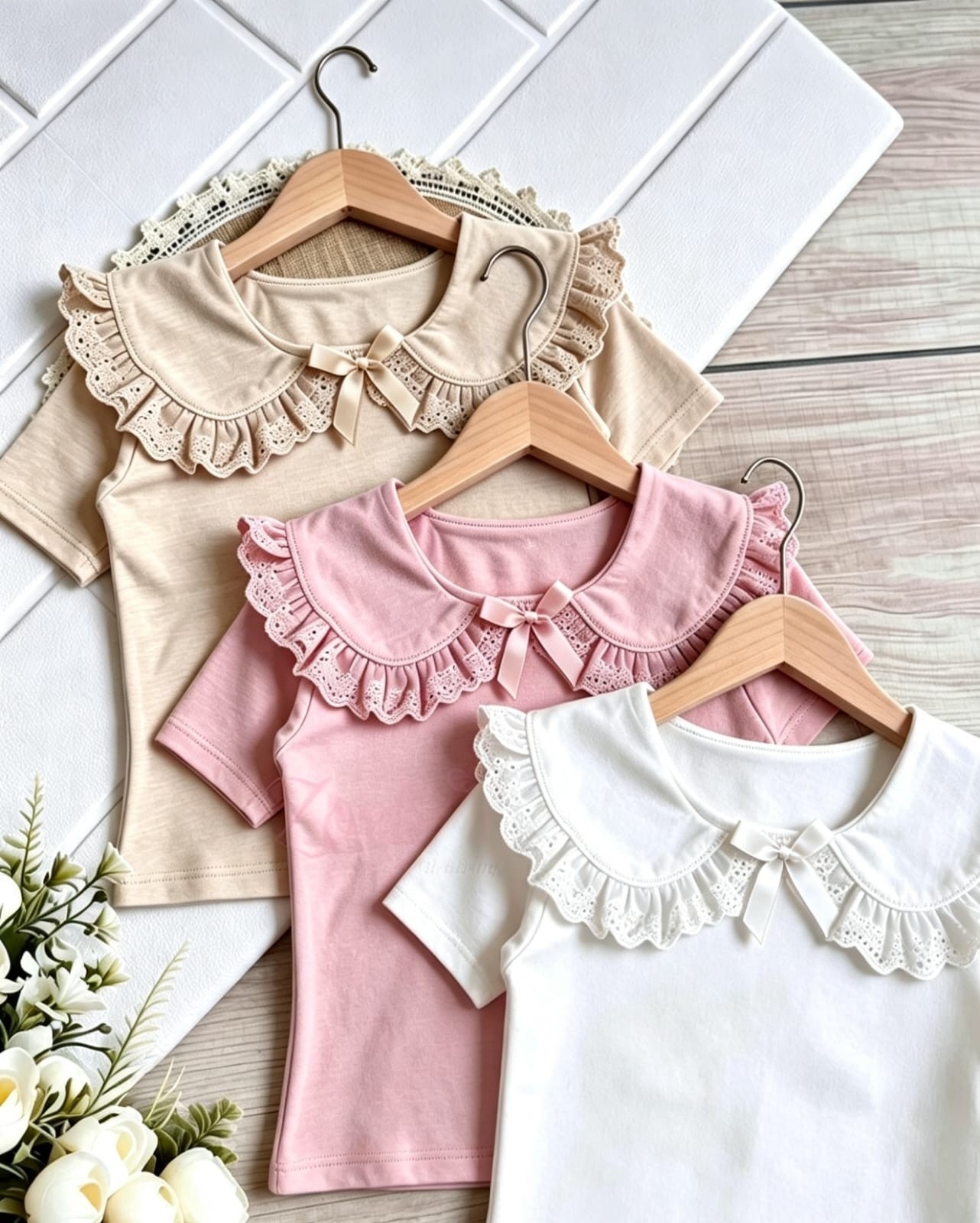 Remera Broderi Algodón Peinado Premium Elastizado - Imagen 2