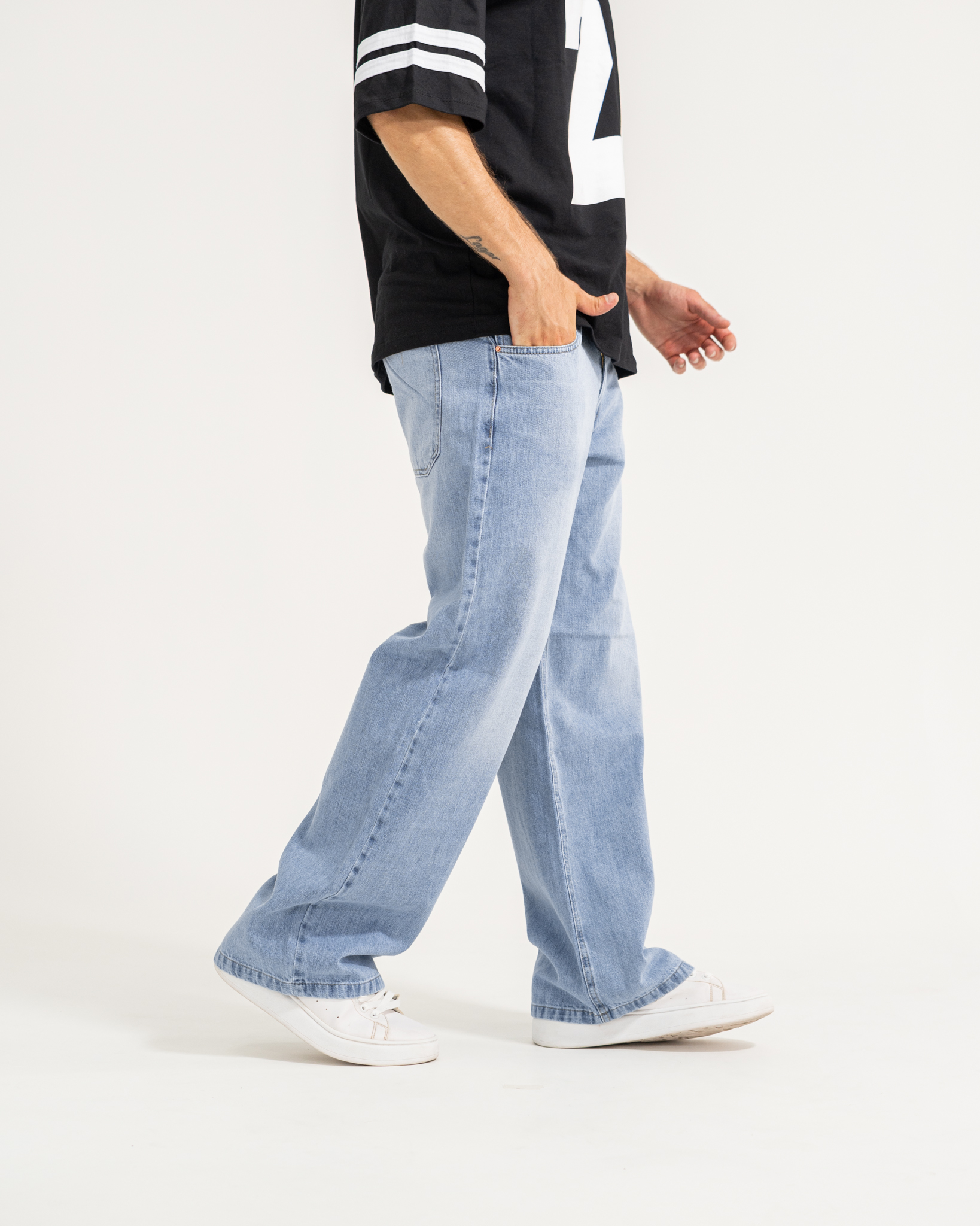 Corte Wide Leg Jeans Rigido Celeste - DSC00756.jpg