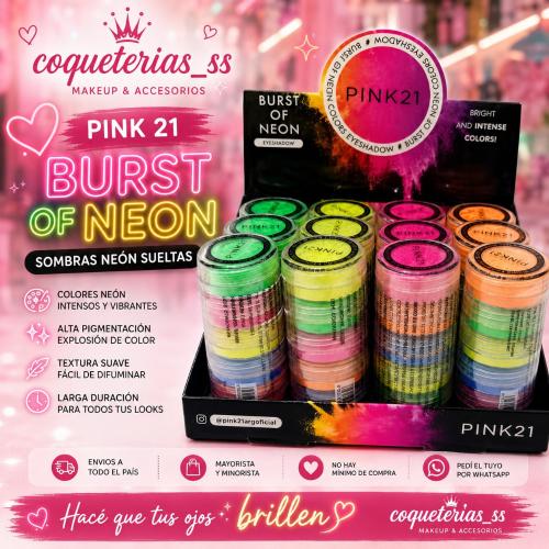 Maquillaje Artístico Neon Pink21