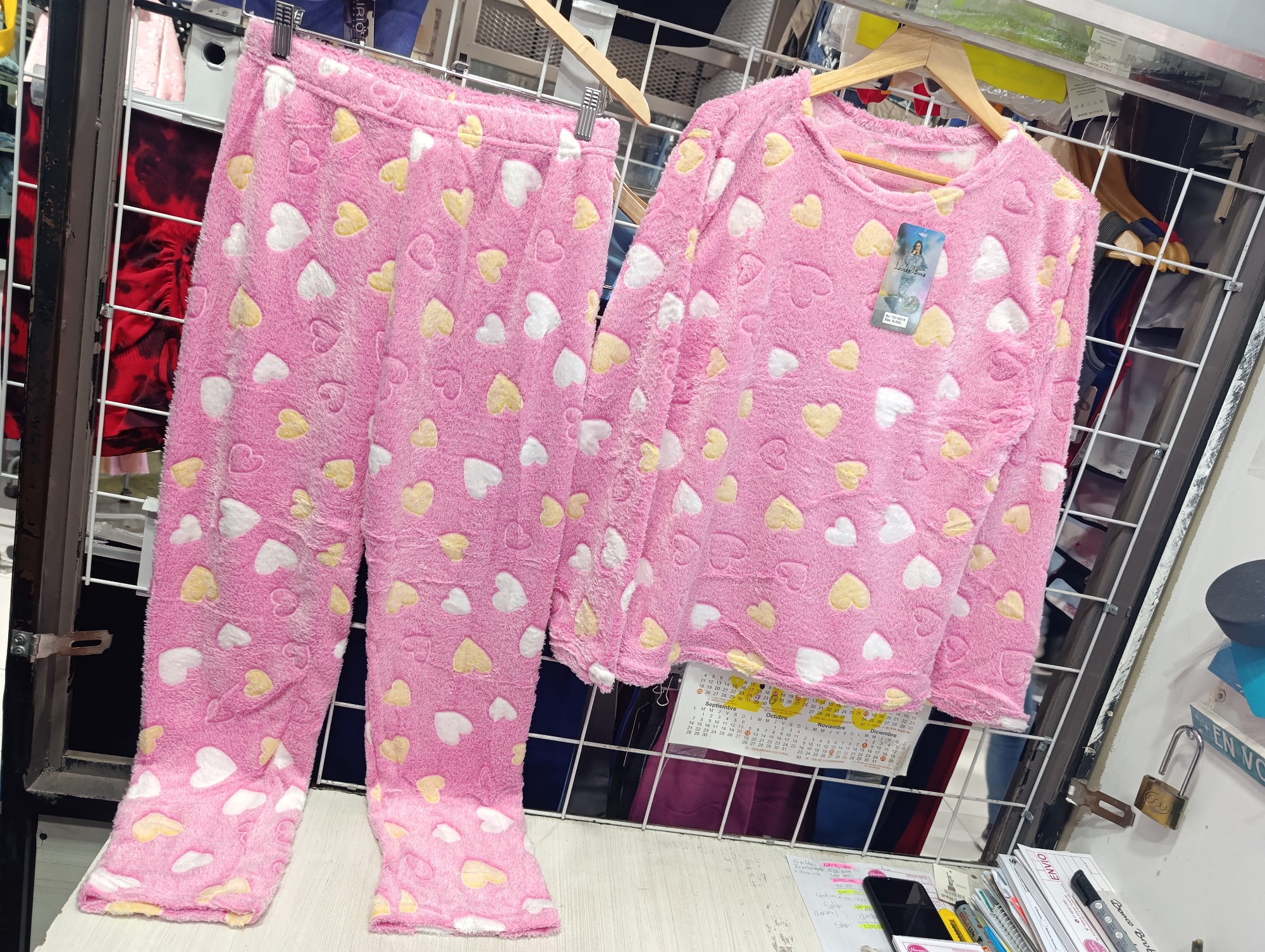 Pijama  Polar Luminoso  (conjunto)  Dama - Imagen 4