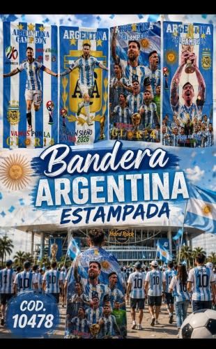 Banderas de Argentina Sublimadas  Seleccion Mundial