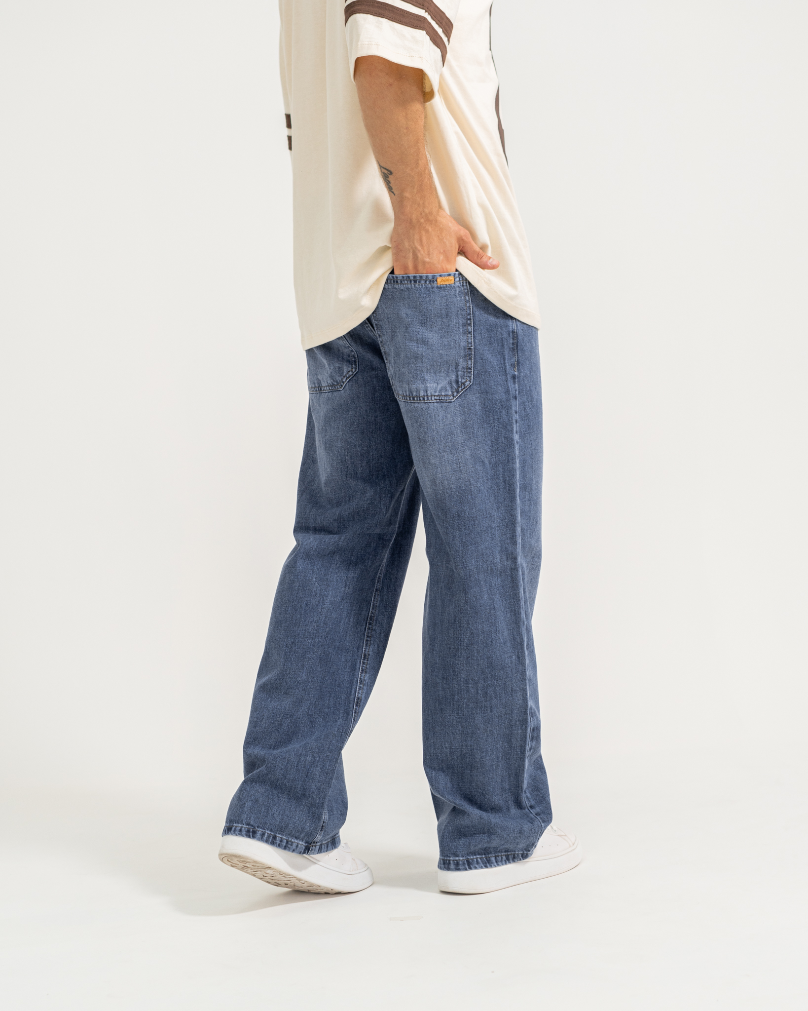Corte Wide Leg Jeans Rigido Azul Jeans - DSC00679.jpg