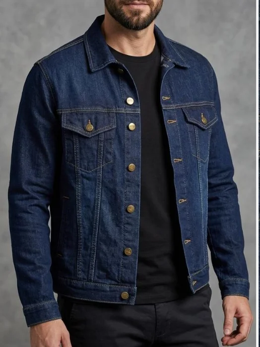 Campera de Jean Azul Localizada