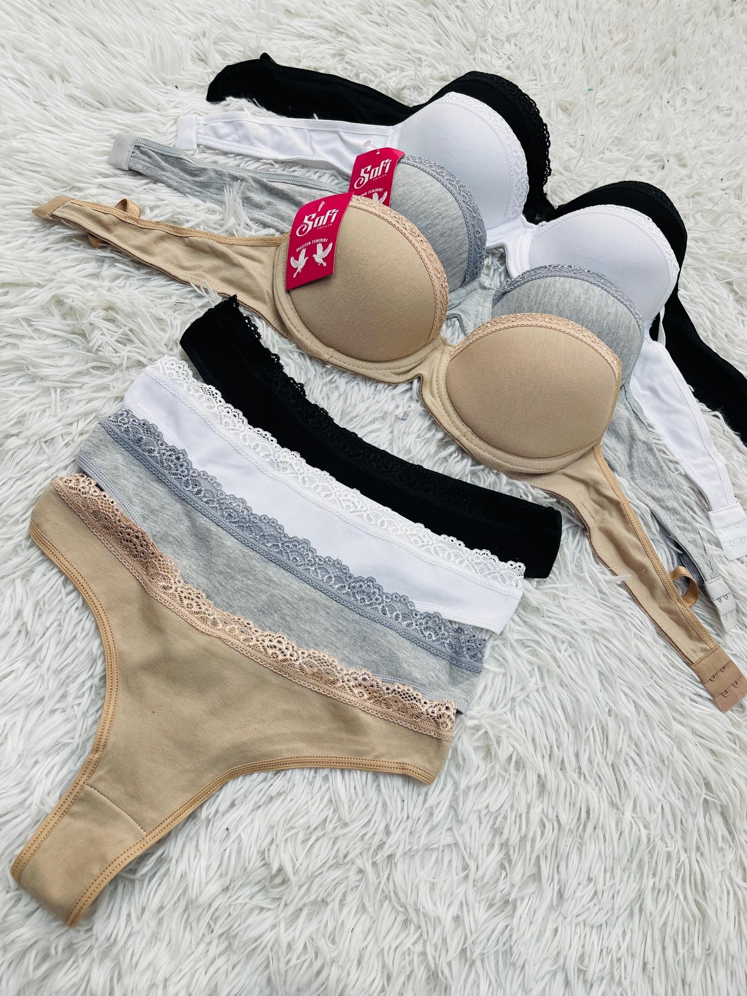 Conjunto 2 Piezas de Algodón con Puntilla - Imagen 1