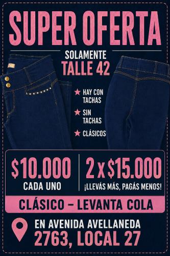 Jeans Clásico Solo T. 42