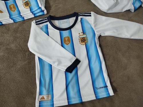 Camiseta Argentina Bebé Mangas Largas