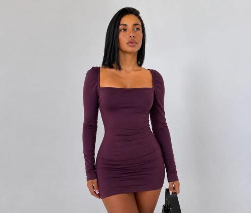 Vestido Escote Cuadrado