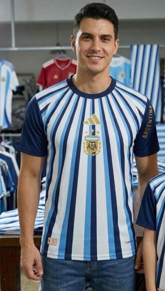 Camiseta Argentina Entrenamiento Adulto - Imagen 1