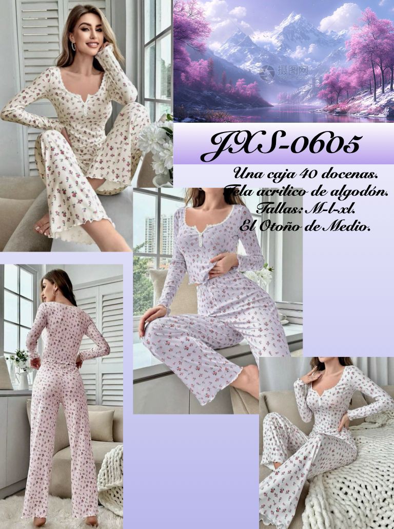 Pijama de Morley con Puntillas - Imagen 4