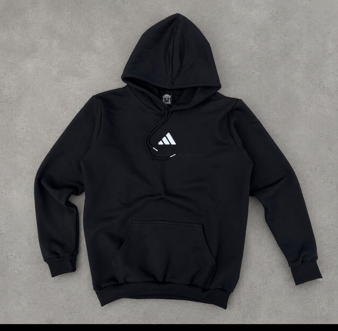 Buzo Adidas Frizado Premiun Bordado Hombre - Imagen 2