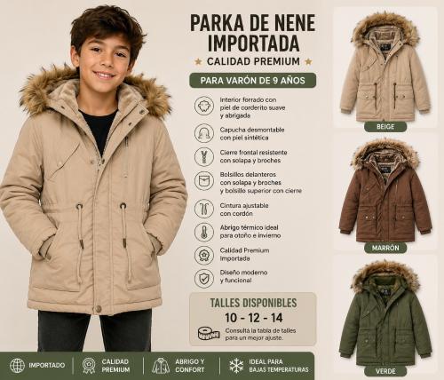 Parka de Nene Importada