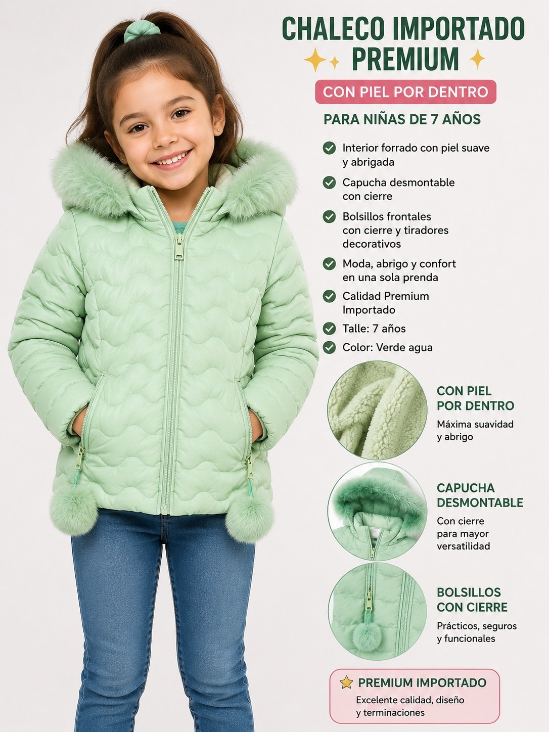 Buffer de Nena Importadas con Brillo - Imagen 1