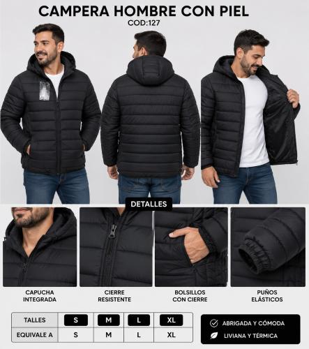 Campera con Piel