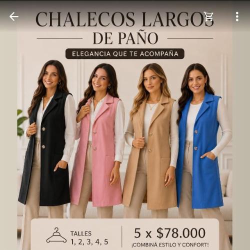 Chaleco Paño Dama