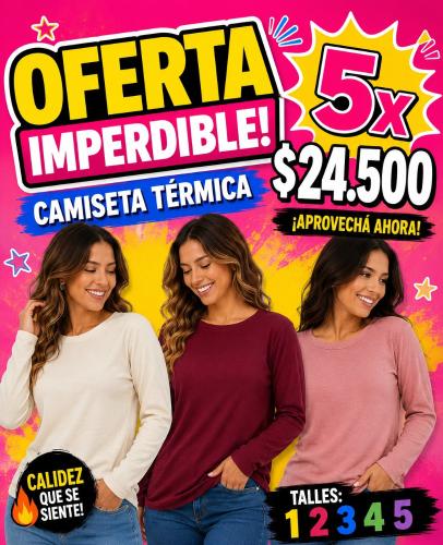 Camiseta Térmica Dama
