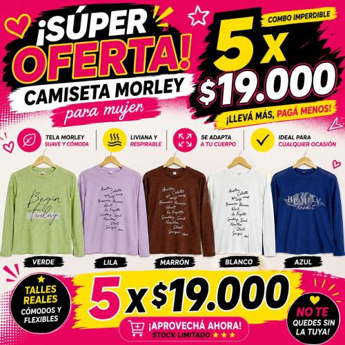 Camiseta Morley Estampado