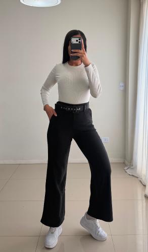 Pantalon Sastrero con Piel