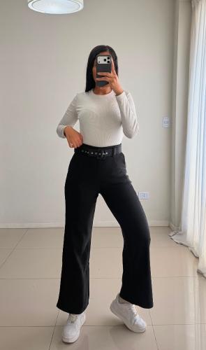Pantalon Sastrero con Piel
