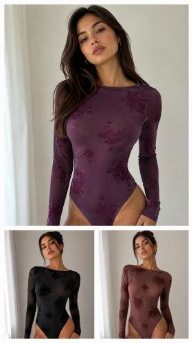 Body de Tull Floreado