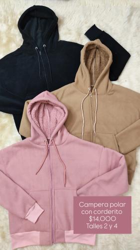 Campera Polar con Corderito