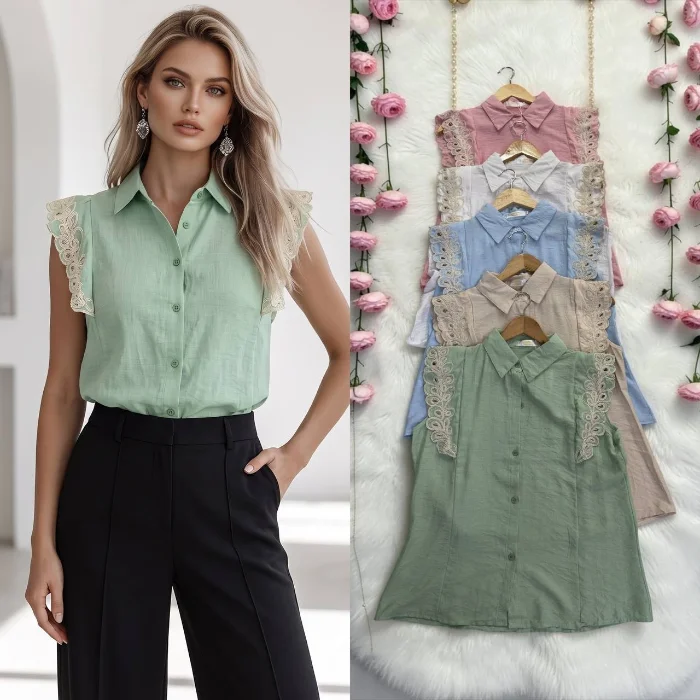 Camisa Pia de Lino