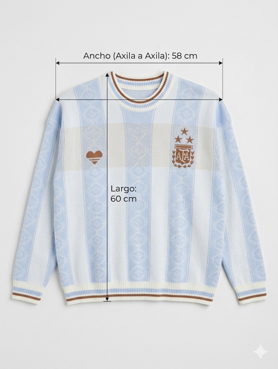 Sueter Argentina Calidad Bremer Últimas - Imagen 2