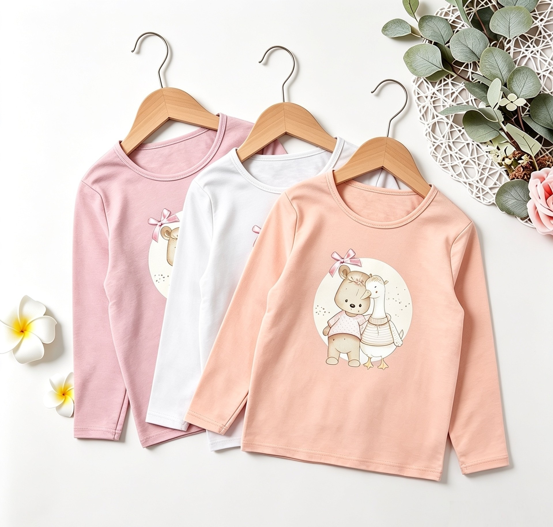 Camiseta Estampado Animales  con Moño  Soft - Imagen 8