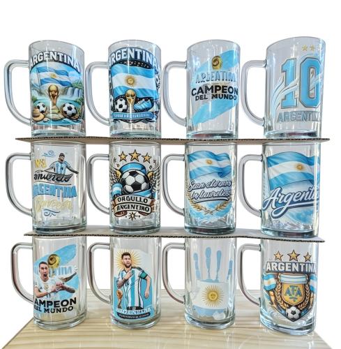 Chop Vidrio Argentina Mundial 500ml - Miniatura 2