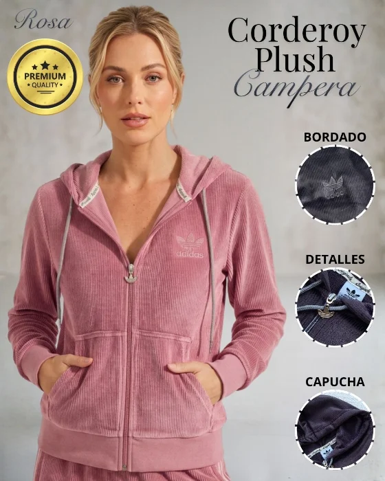 Campera Adi Corderoy Plush Premium