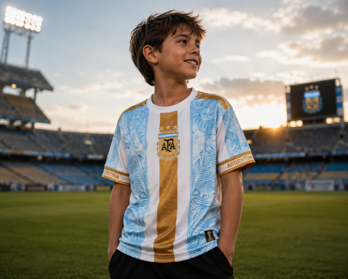 Camiseta Afa Edicion Golden  Sublimada Niño