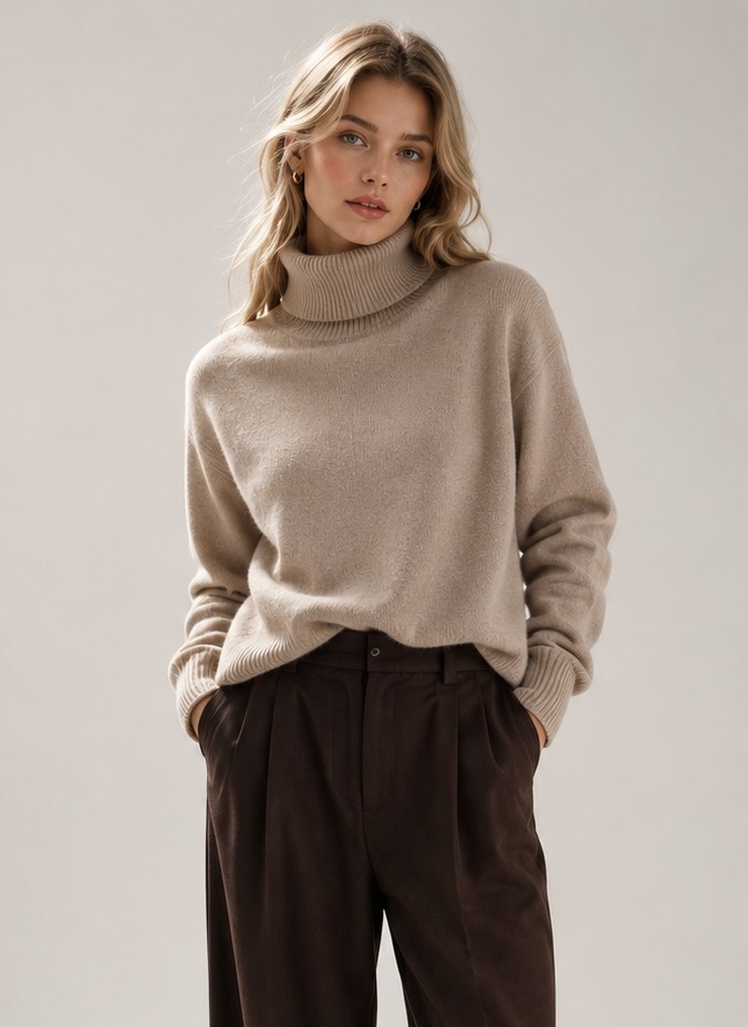 Sweater con Cuello - Imagen 1
