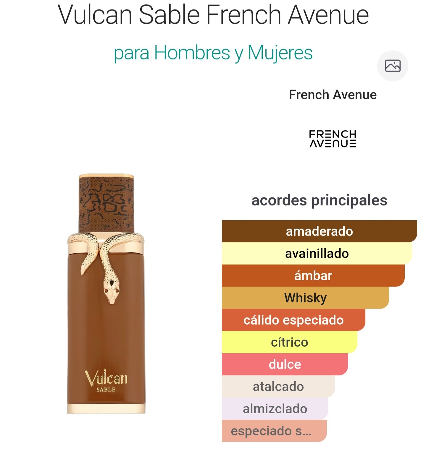 Vulcan Sable 100ml - Imagen 2