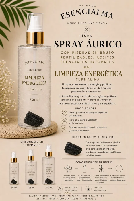 Spray Aurico con Piedras Reciclables