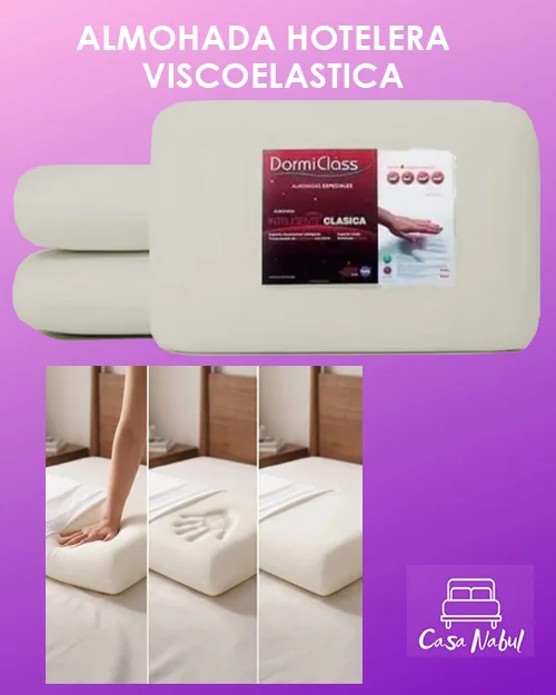 Almohada Viscoleastica Dormiclass 60x40x13