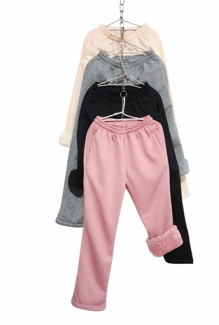 Pantalón Jersey con Piel para Niño y Niñas!! - Imagen 2