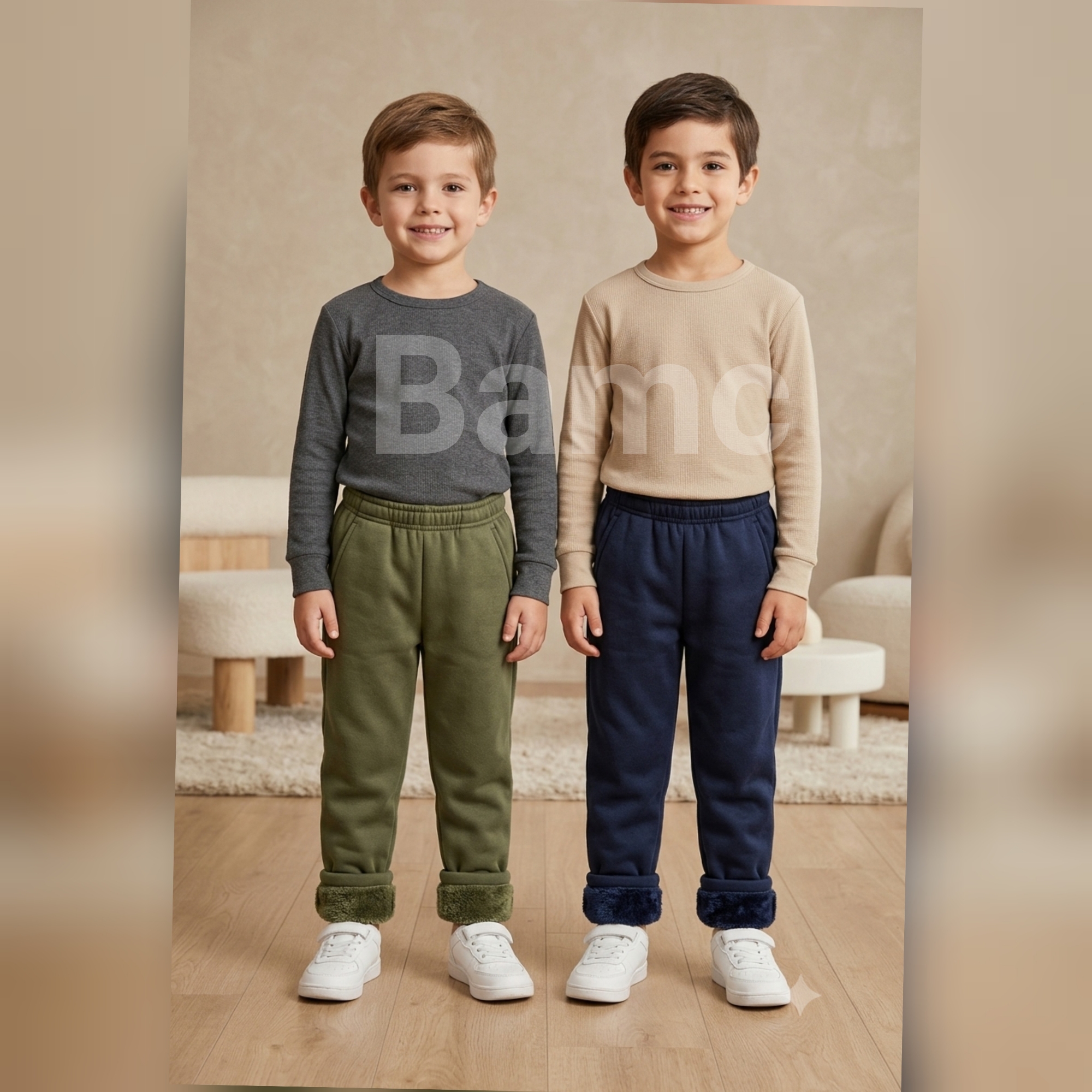 Pantalón Jersey con Piel para Niño y Niñas!! - Imagen 6
