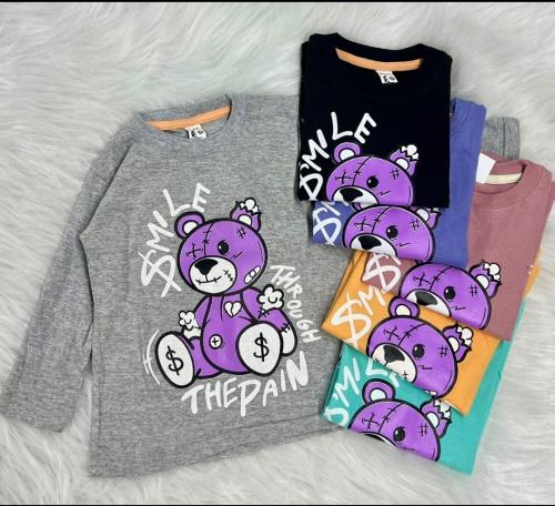 Camiseta Oso Lila