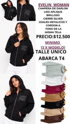 Campera Love Pink