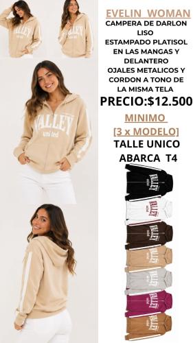 Campera con Combinacion Valley