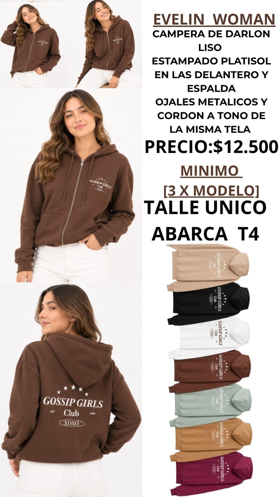 Campera Gossip Girls - Imagen 1