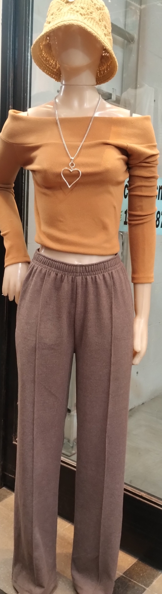 Pantalones de Vestir en Darlon Rib Talles Especiales - Imagen 2