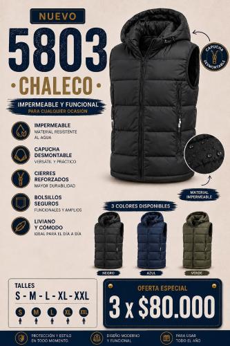 Pack Chaleco Importado  3 X $80.000
