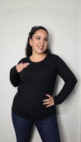 Camiseta Morley Lanilla Talle Especial Mujer Invierno Buzo Sweater Sweater Abrigo