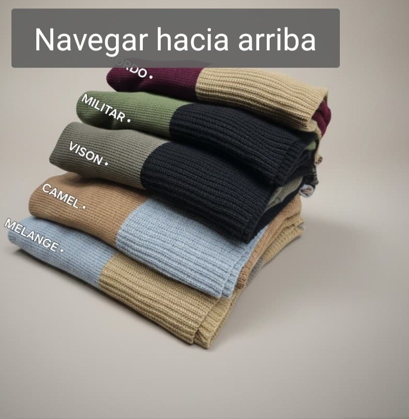 Poleron Ambar Lana Acrilica por Pedido - Imagen 4