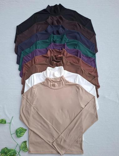 Media Polera Modal Soft Mujer Invierno Buzo Sweater Sweater Abrigo Dama Poleron